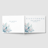 Pastel Botanical Wedding Guest Book Gästebuch (Voll)