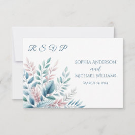 Pastel Botanisch-UAWG-Hochzeit - Postkarte
