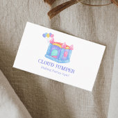 Pastel Bounce House Rentals QR Code Visitenkarte