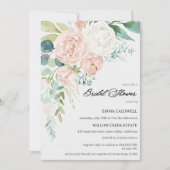 Pastel Bouquet Bridal Shower Invitation Einladung (Vorderseite)