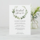 Pastel Bouquet Bridal Shower Invitation Floral Einladung (Stehend Vorderseite)
