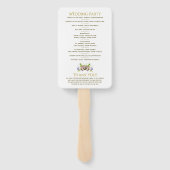 Pastel Bouquet Frühjahrsprogramm für Blumenzehen Fächer (Rückseite)