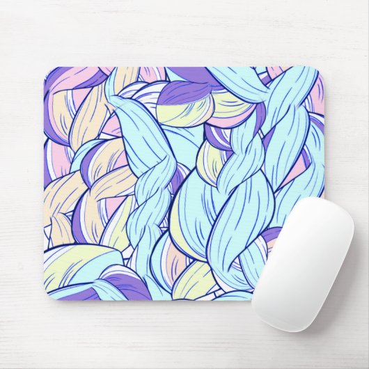 Pastel Braided Muster Mousepad (Mit Mouse)