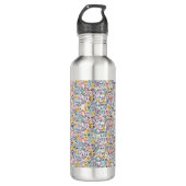 pastel breast pattern edelstahlflasche (Vorderseite)