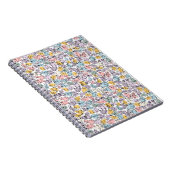 Pastel Breast Pattern Notizblock (Rechte Seite)