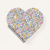 Pastel Breast Pattern Notizblock (Vorderseite)