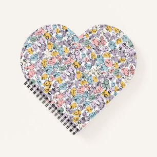 Pastel Breast Pattern Notizblock