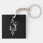 Pastel Breathe  Schlüsselanhänger (Rückseite)