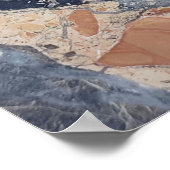 Pastel-Breccia-Plakat Poster (Ecke)