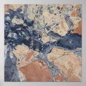 Pastel-Breccia-Plakat Poster (Vorne)