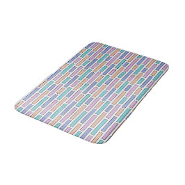Pastel Bricks Mosaic Badematte