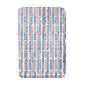 Pastel Bricks Mosaic Badematte (Vorderseite Vertikal)