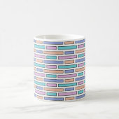 Pastel Bricks Mosaic Kaffeetasse (Mittel)