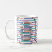 Pastel Bricks Mosaic Kaffeetasse (Links)
