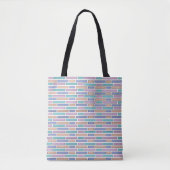 Pastel Bricks Mosaic Tasche (Vorderseite)