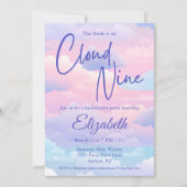 Pastel Bride befindet sich auf dem Cloud-Junggesel Einladung (Vorderseite)