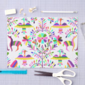 Pastel Brights Otomi Print Tissue Paper Seidenpapier (Handwerk)