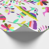 Pastel Brights Otomi Print Wrapping Paper Geschenkpapier (Ecke)