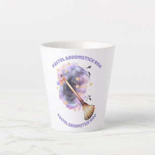 Pastel Broomstick Ride Milchtasse