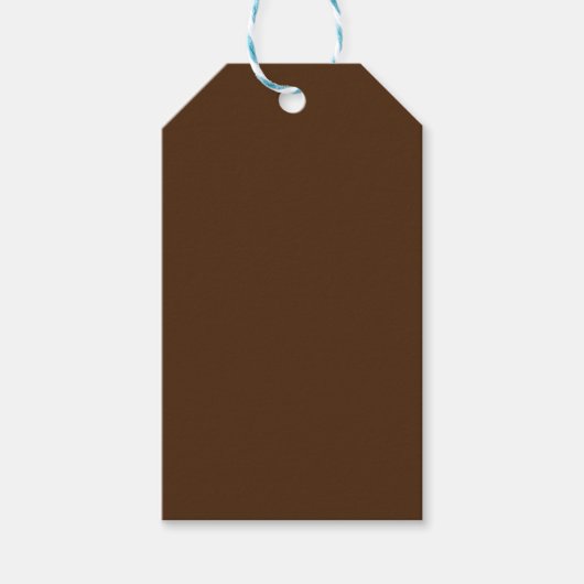 Pastel Brown, Kiefernkone, Puce, Geschenkanhänger (Vorderseite)