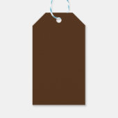 Pastel Brown, Kiefernkone, Puce, Geschenkanhänger (Rückseite)