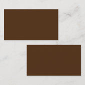 Pastel Brown, Kiefernkone, Puce, Platzkarte (Vorne/Hinten)