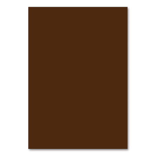 Pastel Brown, Kiefernkone, Puce, Tischnummer (Vorderseite)
