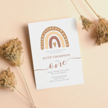 Pastel Brown Rainbow Boho
