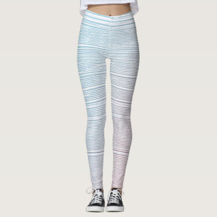 Pastel Brush Paint Textured Background Leggings