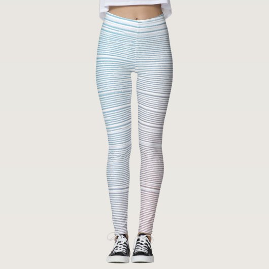 Pastel Brush Paint Textured Background Leggings (Vorderseite)