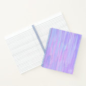 Pastel Brush Strokes Personalisiert Notizblock (Innenseite)
