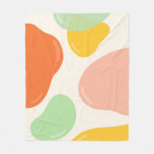 Pastel Bubbles Fleecedecke (Vorderseite)