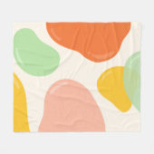 Pastel Bubbles Fleecedecke (Vorderseite (Horizontal))