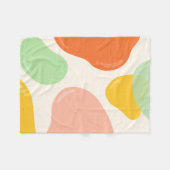 Pastel Bubbles Fleecedecke (Vorderseite (Horizontal))