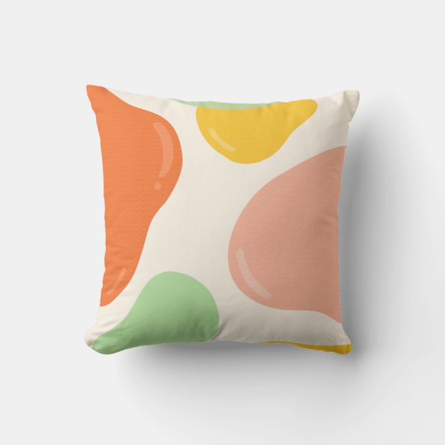 Pastel Bubbles Kissen (Vorderseite)