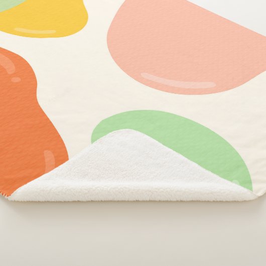 Pastel Bubbles Sherpadecke (3/4)