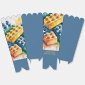 Pastel Building Block Splash Boy Birthday Party Geschenkschachtel (Ungeklappt)