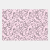 Pastel Bunny & Egg Easter Soft Set 3 Geschenkpapier Set (Vorderseite)