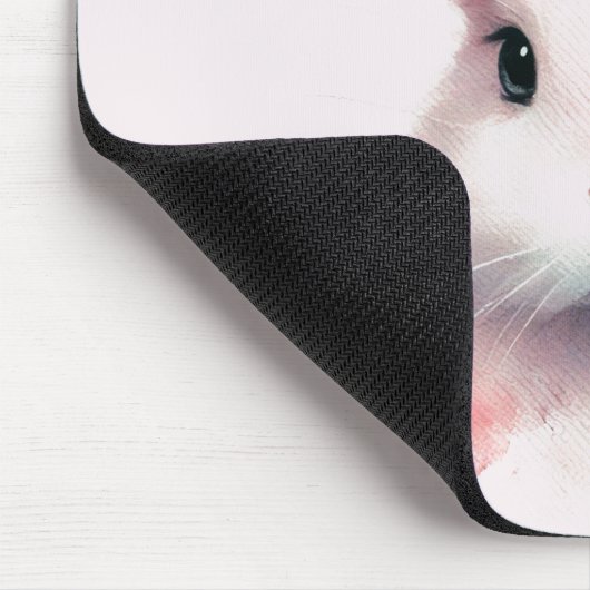 Pastel Bunny Magic: Girly Mouse Pad Mousepad (Ecke)