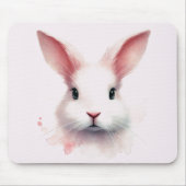 Pastel Bunny Magic: Girly Mouse Pad Mousepad (Vorne)