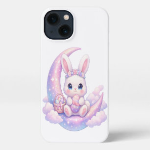 Pastel Bunny Mond iPhone-Hülle iPhone 13 Hülle