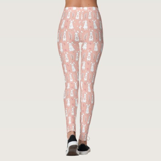 Pastel Bunny Oaster Leggings (Rückseite)