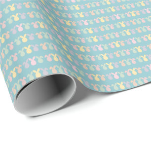Pastel Bunny Parade Pattern Geschenkpapier