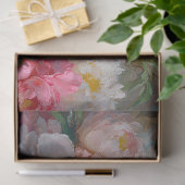 Pastel Bunny & Peony Osterfeiertag Dekoupage Seidenpapier (Geschenk)