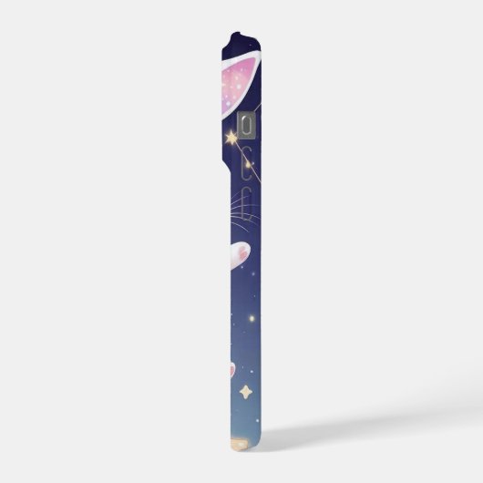 Pastel Bunny Phone Case –Kawaii Star Rabbit iPhone iPhone Hülle (Linke Seite)
