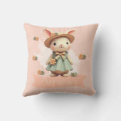Pastel Bunny Rabbit Kissen (Rückseite)