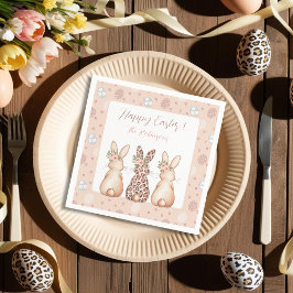 Pastel Bunny Trio Festlicher Brauch Serviette