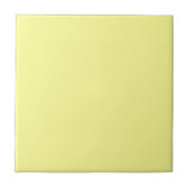 Pastel Buttercup Solide Farbe | Classic | elegant Fliese (Vorderseite)