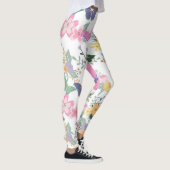 Pastel Butterfliegen und Blume Leggings (Rechts)