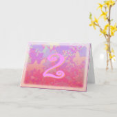 Pastel Butterflies Karte (Gelbe Blume)